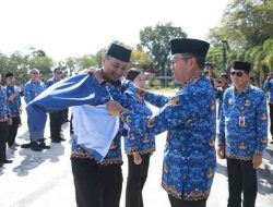 Plt Sekda Kalteng Minta Kontingen KORPRI Targetkan Prestasi Terbaik Dalam Ajang Pornas