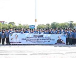 Kontingen KORPRI Kalteng Resmi Dilepas Ikuti Pornas Korpri XVII di Palembang