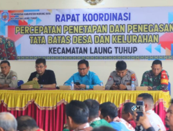 Kabag Pemerintahan Setda Mura Pimpin Rakor Percepatan Dan Penegasan Tata Batas Desa