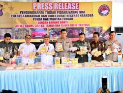 Gubernur Kalteng Sampaikan Apresiasi Kepada Polda Atas Pengungkapan Kasus Narkotika