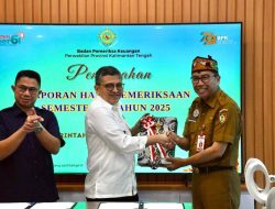 Pemprov Kalteng Terima LHP Semester II Tahun 2025 Dari BPK