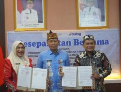 Pemprov Kalteng Tandatangani Kesepakatan Bersama Dengan Perum BULOG Jaga Inflasi