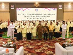 Wagub Kalteng Hadiri Pelantikan DPD Himpunan Wanita Karya Ingatkan Peran Perempuan